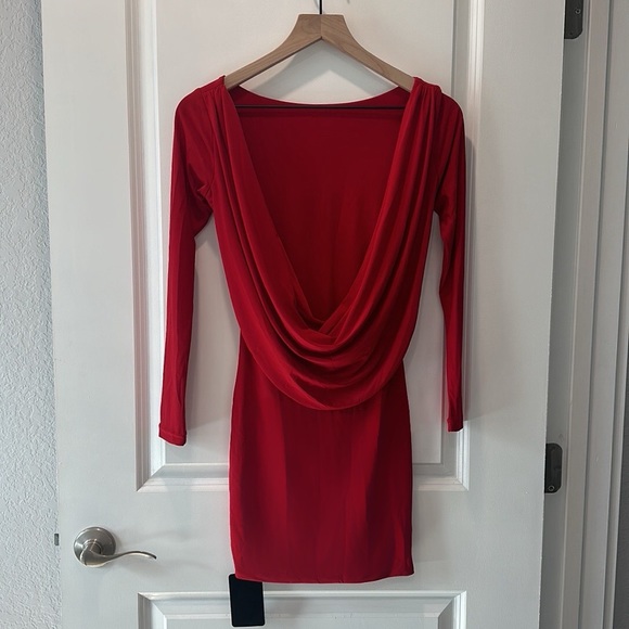 Melanie the label Kyla Red Reversible Mini Dress - Picture 10 of 10